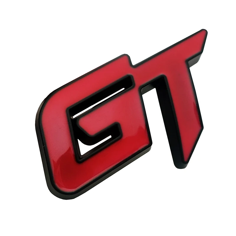Автомобильный GT Logo 3D металлический Стикеры Авто эмблемы наклейки для KIA rio ceed sportage