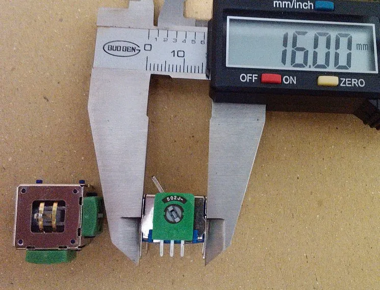 Быстрая 20 шт./лот джойстик потенциометра 3D16MM-B10K вверх и вниз автоматический задний односторонний джойстик