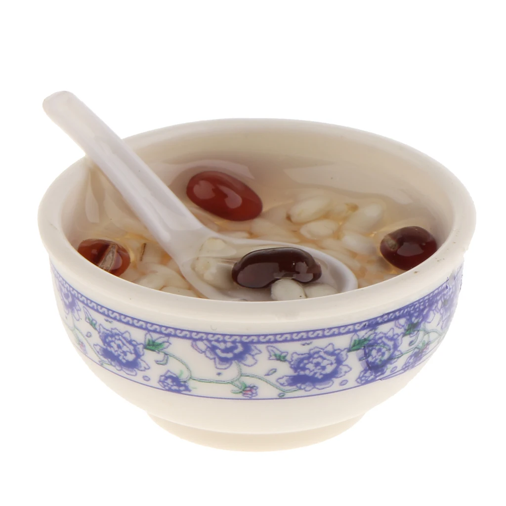 1/12 dollhouse miniatures Chinese Food kitchen accessories Great for your dolls house dining table decoration Kitchen Toys