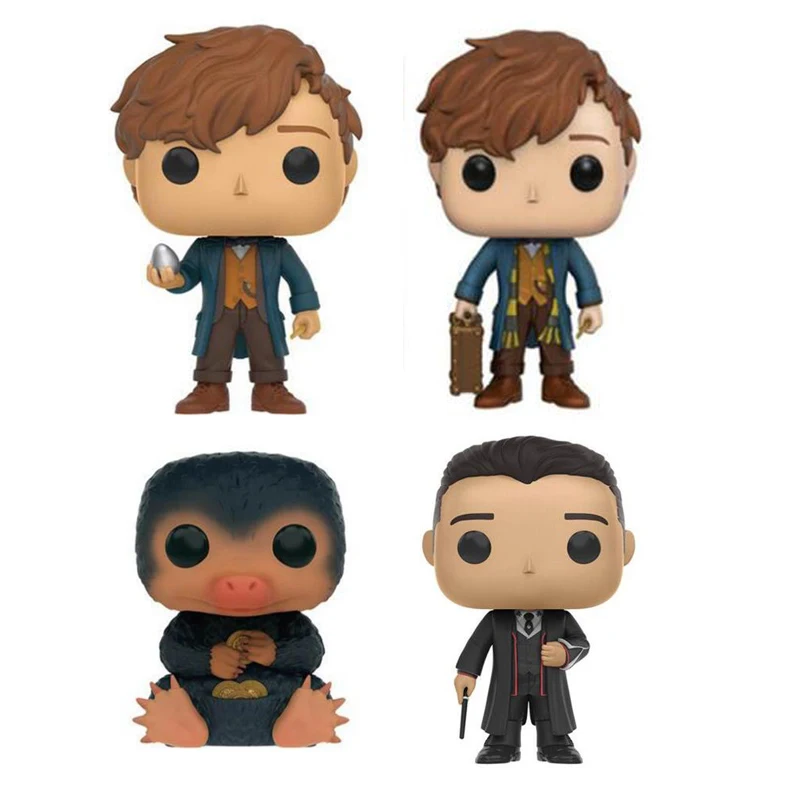 С фантастическими животными и где их найти 10 см NEWT SCAMANDER NIFFLER модель игрушки|model