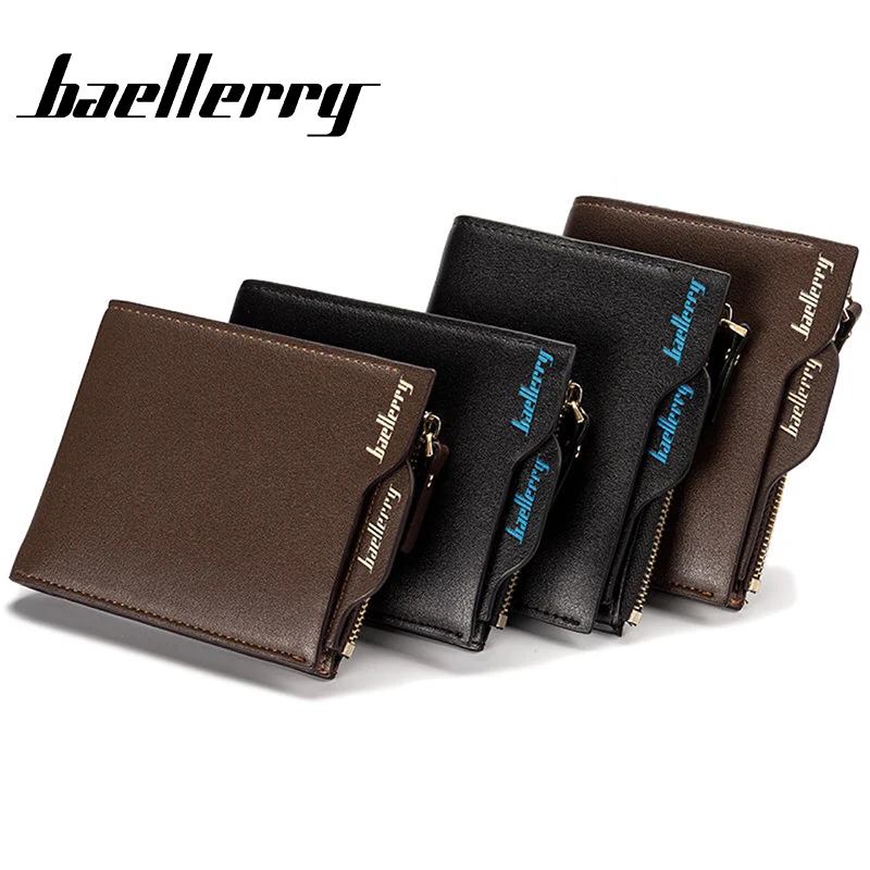 Baellerry мужской кошелек на молнии новейший короткий Мультифункциональный для карт