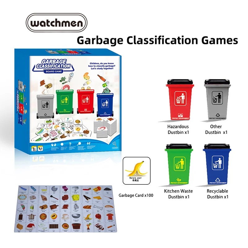

Garbage Classification Children's Early Learning Intelligence Observation Parent-Child Interactive Tablegame Party Game