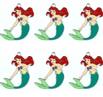 

Free Shipping 100 Pcs cartoon mix princess Charm Pendants DIY Jewelry Making QW-237