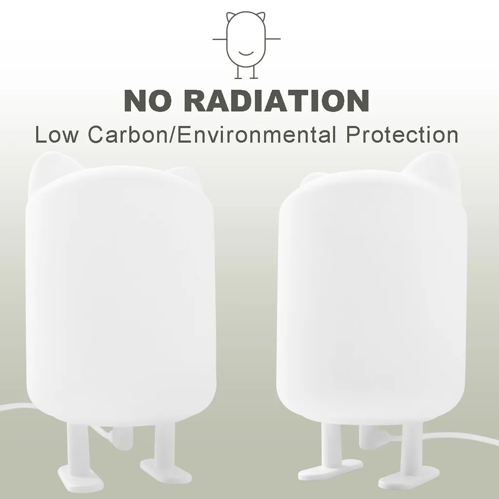 

2019 LED Silicone Creative Decoration Gift Reading Lights External USB Bulbs creative Gifts convenient night Light product