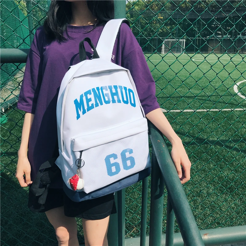 Menghuo 2018 Fashion Backpack Women Leisure Travel Rucksacks for Girls Teenager Cool Shoes Pendant Cute School Bag Men Backpacks (62)