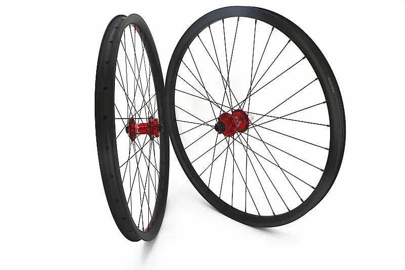 

29er MTB wheels HOPE por4 100x15mm 142x12mm thru axle 35mm MTB bike wheels UD matte Mountain bicycle rims