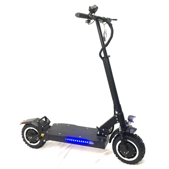 FLJ Новые 11 дюймов колесо внедорожника 60 V/3200 W электрический самокат для взрослых мощный e скутер, Электрический электросамокат