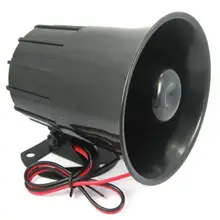 DC 12V Wired Loud Alarm Siren Horn Outdoor with Bracket for Home Security Protection System alarm systems security home