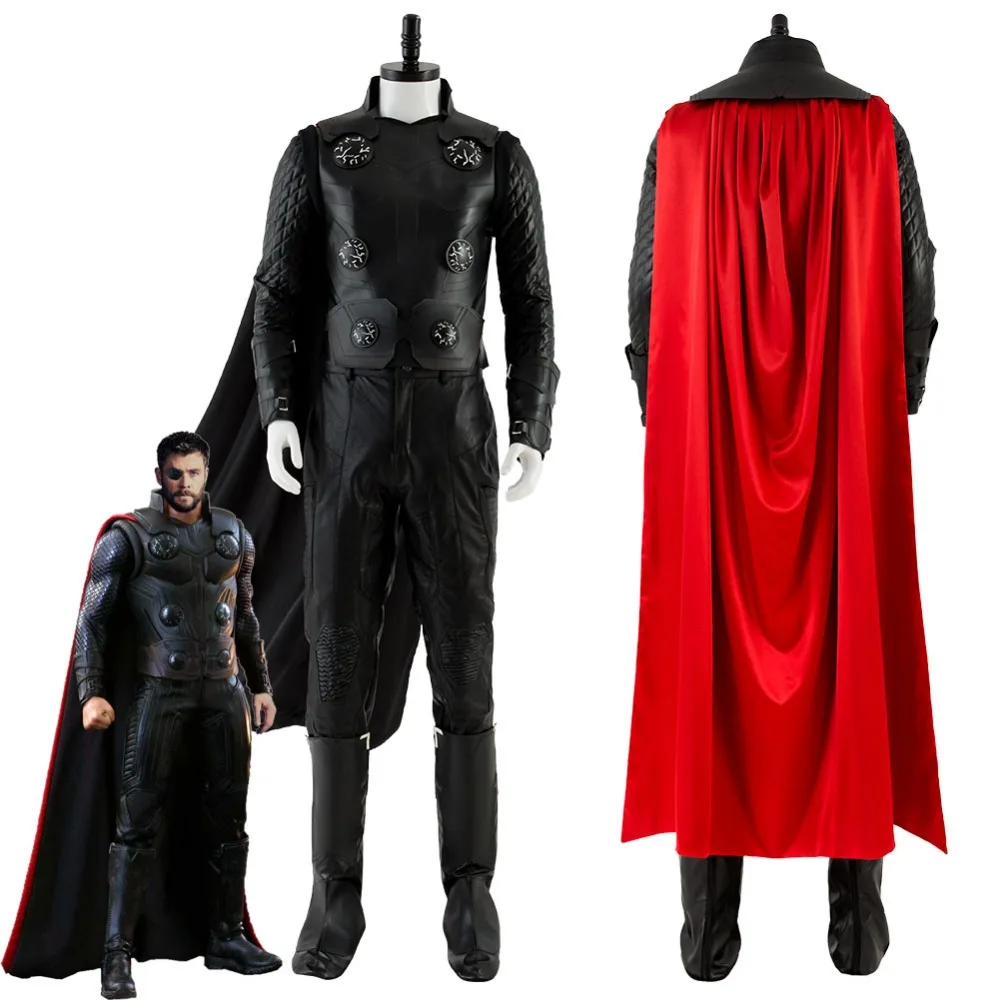 

Avengers Infinity War Thor Cosplay Costume loki Costume Adult Men Women Halloween Carnival Costumes with Shoes Custom Made