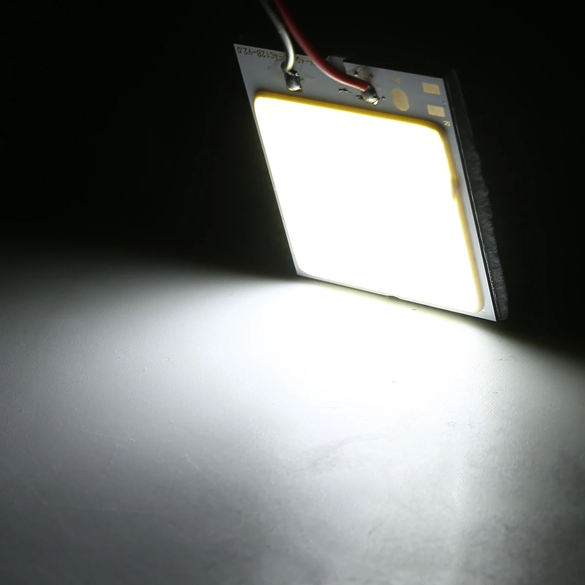 10 шт. 12 В 6 Вт 48 SMD COB Чип светодиодный для салона автомобиля купольная Панель T10 гирлянда; осветительная лампа супер белая лампа для чтения