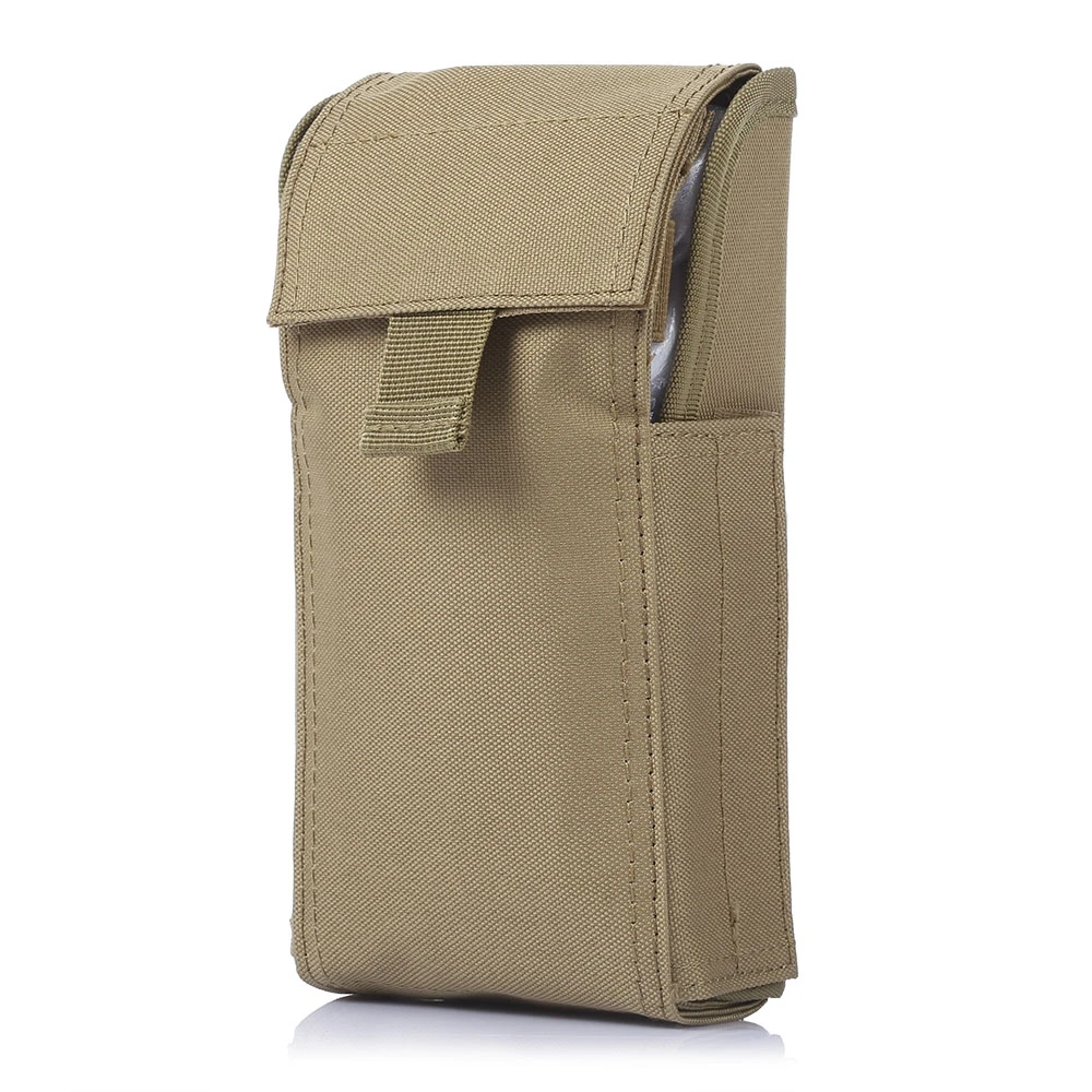

Tactical Single Pistol Magazine Pouch Knife Flashlight Sheath Hunting Open Top Ammo Molle Pouch Cartridge Clip Bags
