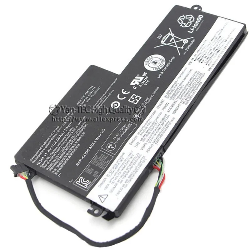 Оригинальный аккумулятор для ноутбука подходит Lenovo/Thinkpad X270 X240s T440s T450s T460p K2450
