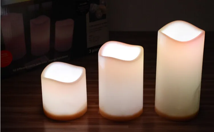Творческий Дистанционное управление LED Свечи Романтический Беспроводной Свадебные свечи, лампы для отдыха и вечеринок беспламенного свечах