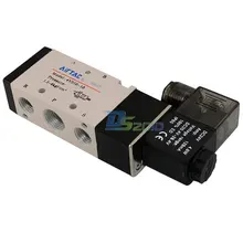 Хорошее Качество 3/" DC 24 В 5 путь 2 позиция Пневматический Электрический Электромагнитный Клапан NPT Воздуха Алюминия