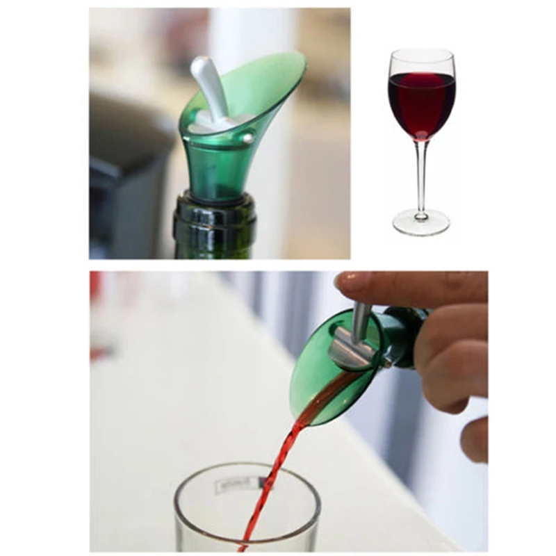 Red Wine Aerator Wine Pourer Red Wine Pouring Tool Bottle Stoppers Funnel Pourer Travel Red Wine