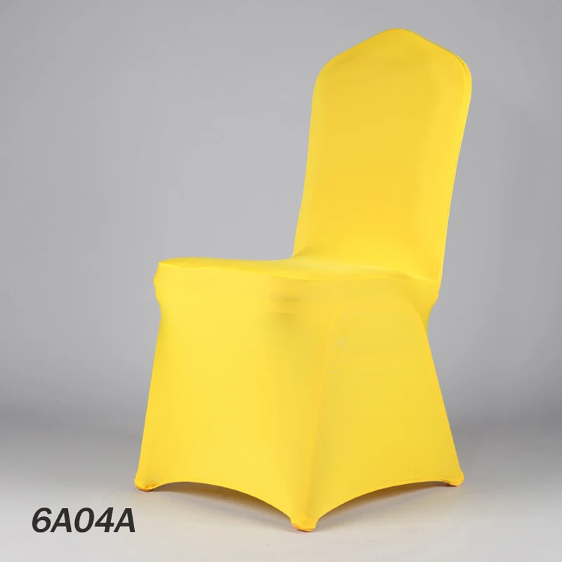 Slipcovers And Chair Covers Houzz 100pcs Extra Thick Dark Yellow Wedding Elastic Stretch Chair Covers Lycra Spandex For Hotel