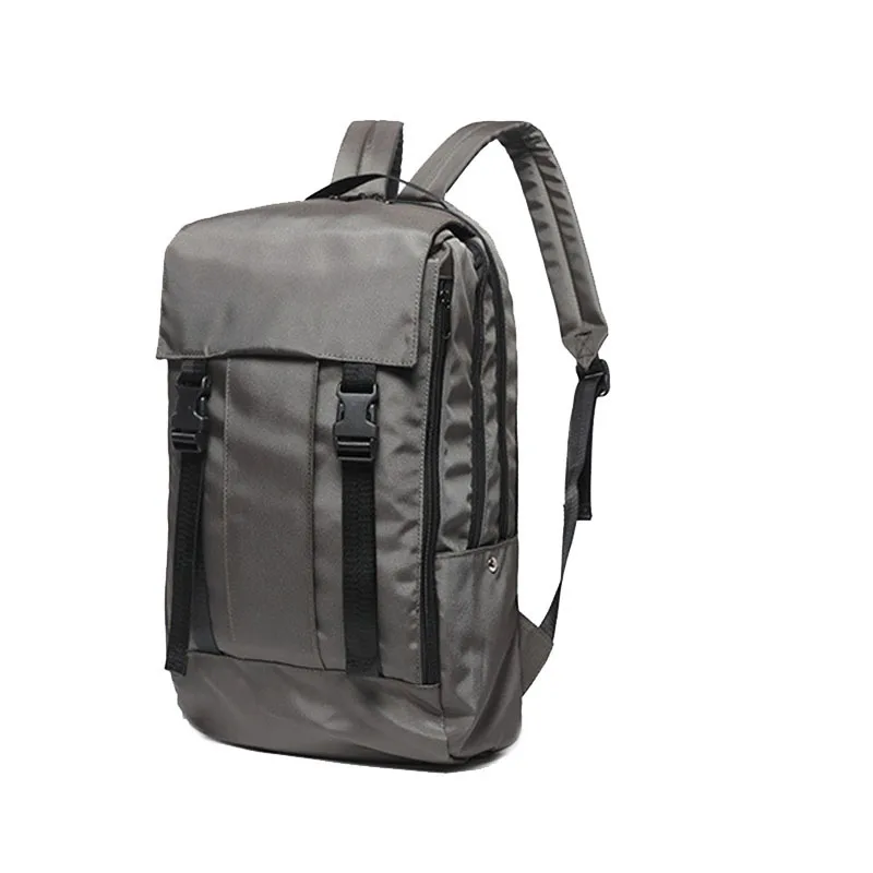 Men leisure travel backpack waterproof laptop carrying soft shoulder bag blue black gray Men leisure travel backpack waterproof laptop carrying soft shoulder bag blue black gray