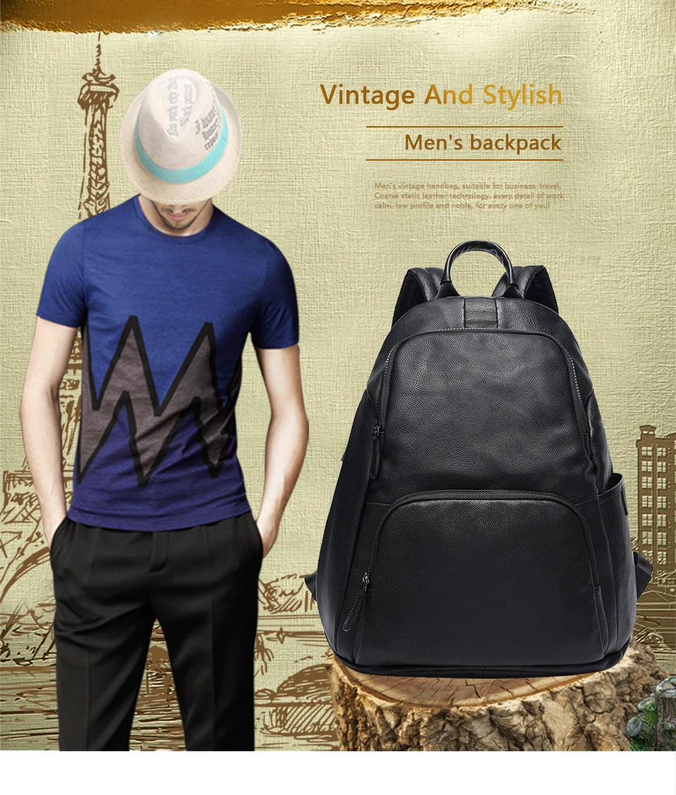 1 genuine leather bag