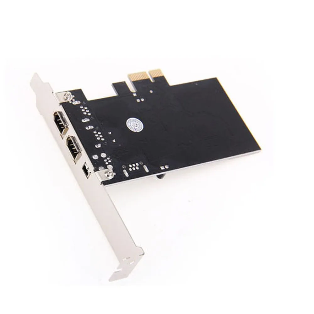 Плата видеозахвата PCI E к IEEE 1394 6 контактная 4 плата контроллера FireWire с кабелем