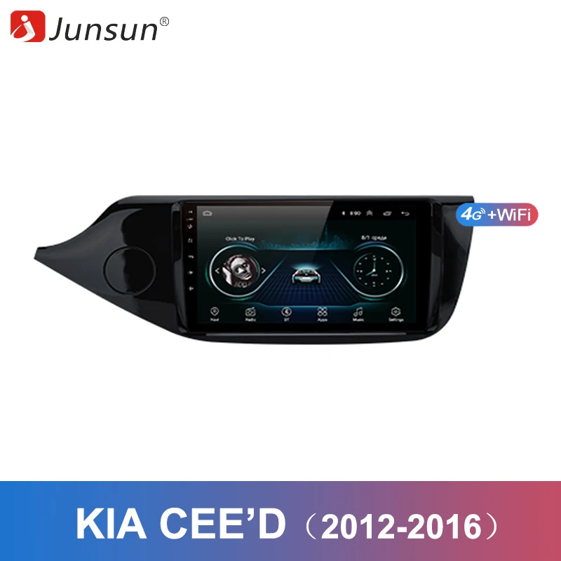 

Junsun 2 Din Multimedia Video Player Android 8.1 GPS Navigation Radio WIFI OBD2 for KIA Cee'd CEED JD 2012-2016 RAM 2G+32G
