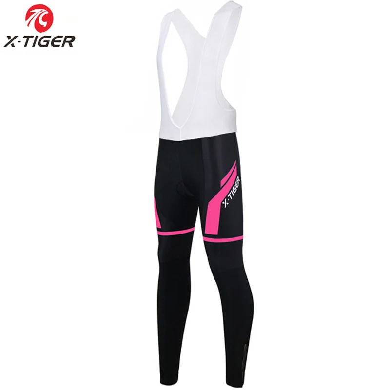 X-Tiger женские анти-шоковые велосипедные штаны для горного велосипеда, велосипедные брюки, анти-пот, 3D противоскользящие мягкие гелевые гоночные велосипедные штаны - Цвет: Bib Pants