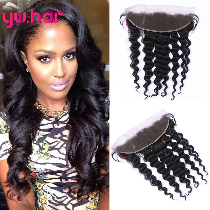 

Malaysian Loose Wave Two Bundles With Lace Frontal Closure Malaysian Virgin Hair With Closure Human Hair Solid Loose Wave Hair