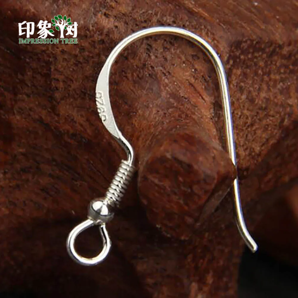 10pcs 925 Sterling Silver Ear Hooks & Pendants, Diy Handmade