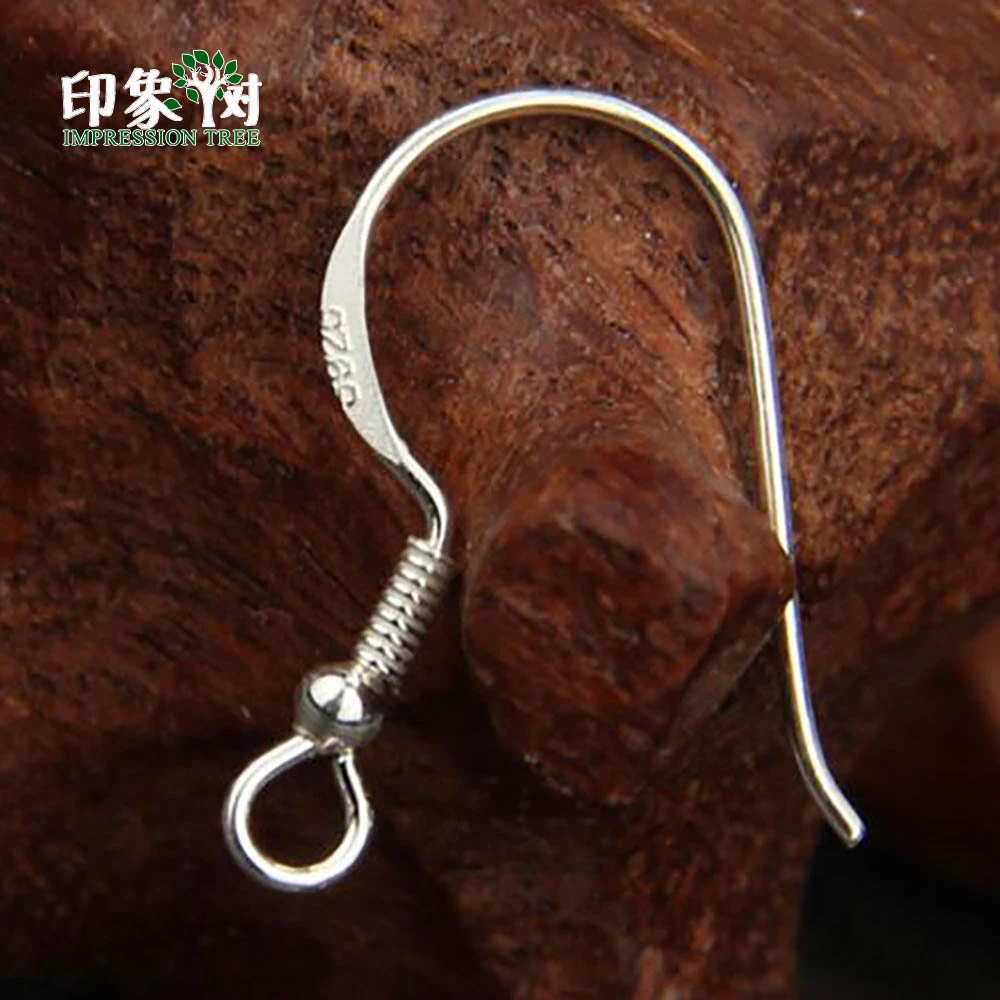 10Pcs 925 Sterling Silver Earring Hooks Handmade DIY Leverback Earwire