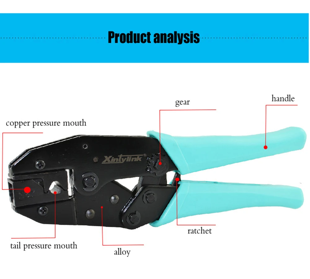 Xintylink RJ45 щипцы cat7 cat6a ручные инструменты обжимной инструмент для зачистки кабеля зажим линии 8p8c плоскогубцы разъем зажим клипер