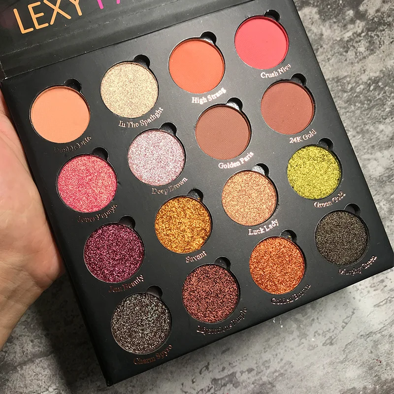 

DIY Magnet Palette 16 Color Eyeshadow Pallete Shimmer Glitter Matte Makeup Palette Nude Pigment Makeup EyeshadowPalette Cosmetic