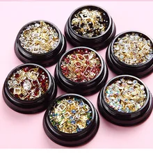 1 коробка украшения для дизайна ногтей Стразы наполнение 3D хрустальные камни УФ смола эпоксидная форма для изготовления наполнения ювелирных изделий DIY