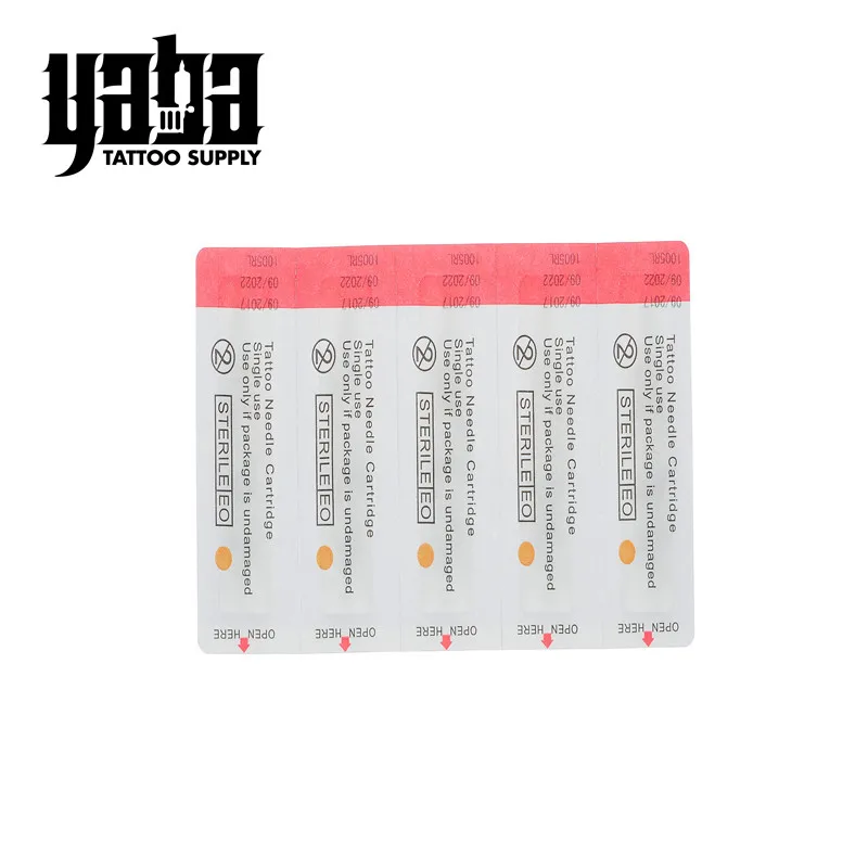 

YABA Professional T-tech Style White Disposable Tattoo Needle Cartridge Free Shipping Wholesaler