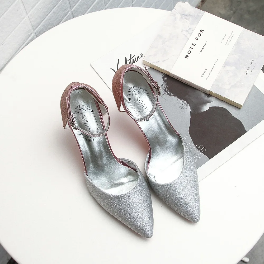 

5/8cm High Heels Sandals Women Shoes Woman Sexy zapatos de mujer Pumps Pointed Toe Sandalias Mujer 2019 Sapato Feminino 688