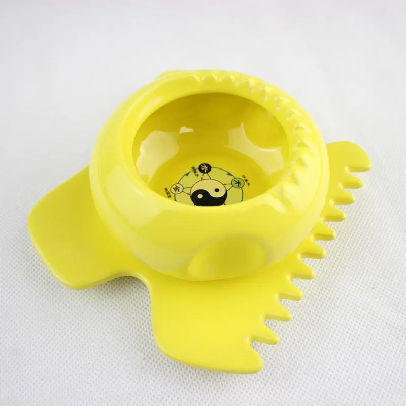 

Guasha scraping plate, Ceramic scrapping plate and pot in 1 set, Body carving,