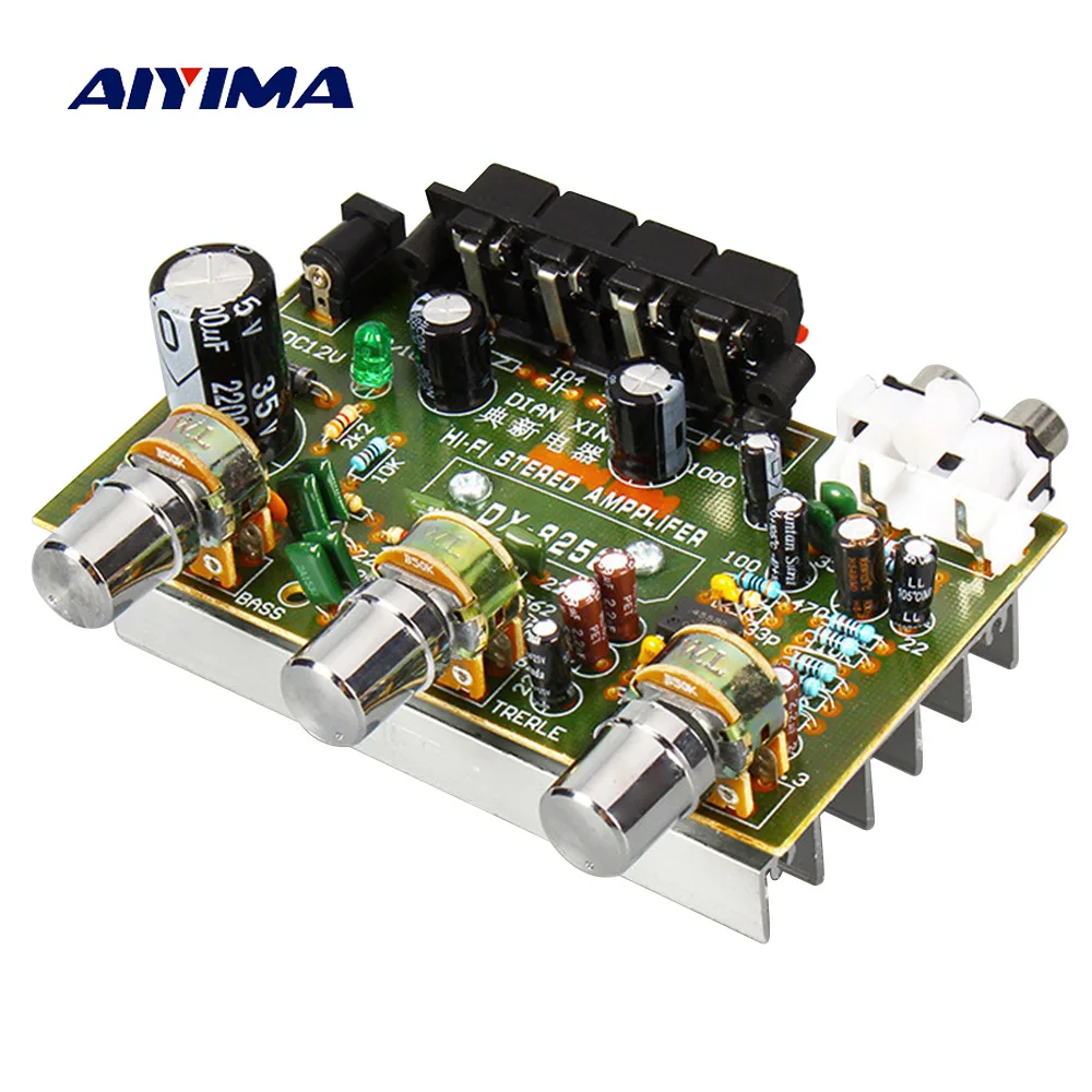 AIYIMA 4558 2.0 Audio Amplifier Board 30W*2 Audio Dual Channel HIFI Stereo AMP Board for DIY Speaker Accessories DC 12V 2A AIYIMA 4558 2.0 Audio Amplifier Board 30W*2 Audio Dual Channel HIFI Stereo AMP Board for DIY Speaker Accessories DC 12V 2A