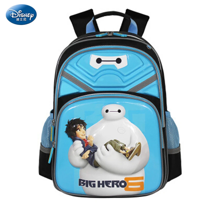 

Disney 2018 Big Hero 6 Waterproof Orthopedic Backpack School Bags for Boys Cartoon Schoolbag Ultralight Kids Satchel Grade 1-5