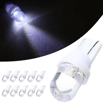 

10pcs Cool White T10 LED Bulb T10 194 168 158 W5W 5W LED Car Side Wedge Light Lamp Bulb for Car Light Source