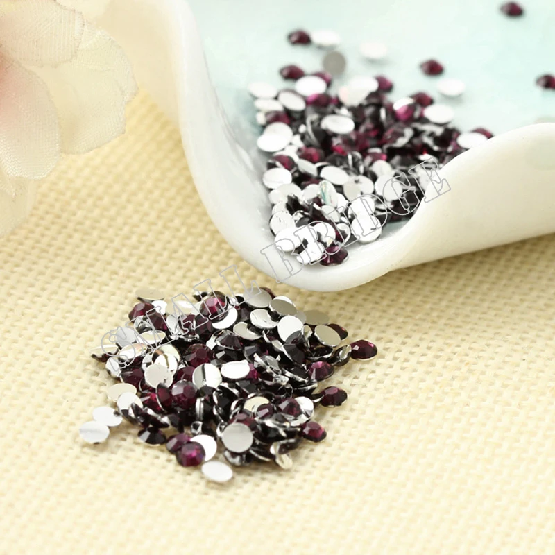 Flat Backl Rhinestones For Nails11