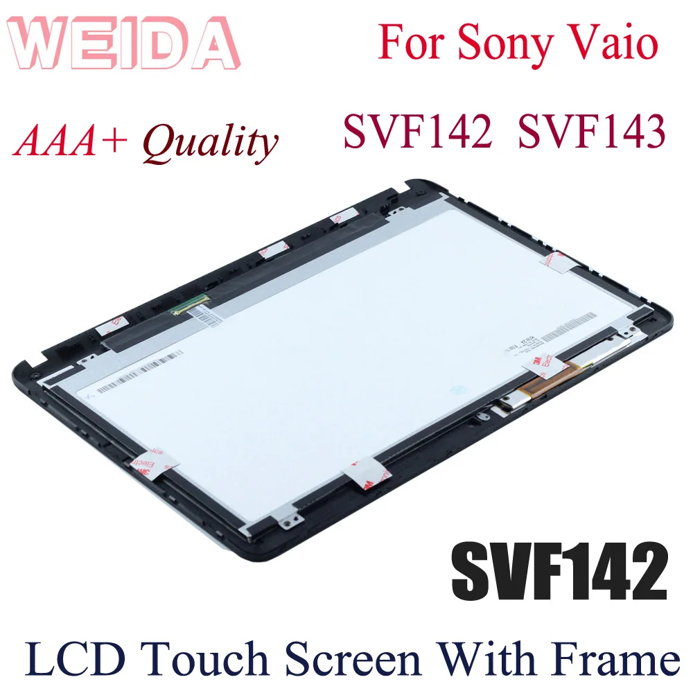 Сменный ЖК-дисплей WEIDA 14 2 дюйма для Sony Vaio SVF142 SVF1421E2EW SVF142C29L SVF142C29U с сенсорным