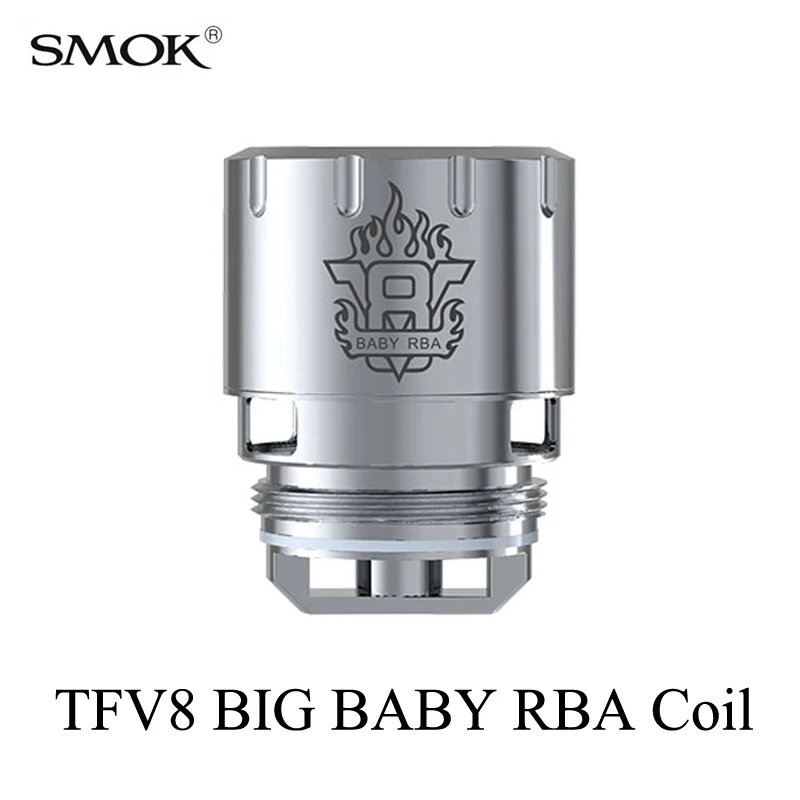 Kopen Elektronische Sigaret Cores SMOK TFV8 GROTE BABY RBA Coil Atomizer Core G150 G320 G Priv H Priv GX2 4 T Priv S Priv RBA Coil S039