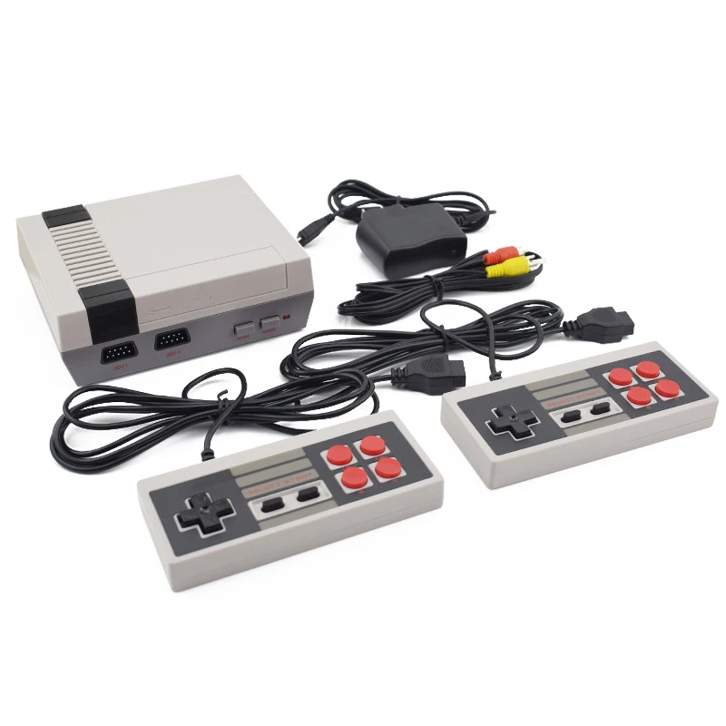 

2018 Mini Retro Classic Video Game Console Built-in 620 Games 8 Bit PAL&NTSC Family TV handheld game player Double Gamepads