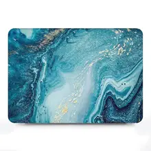4в1 мраморный узор чехол для ноутбука для Macbook Air Pro retina Touch Bar 11 12 13 15 дюймов A1990 A1932 A2159