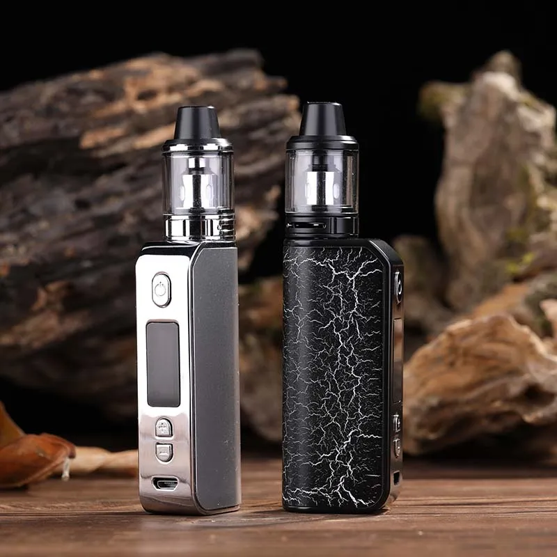 

e-cigarette Vape kit 80W E-cigarette mod kit box 2200 mAh internal battery 80W power adjustable LED display 510 atomizer tank
