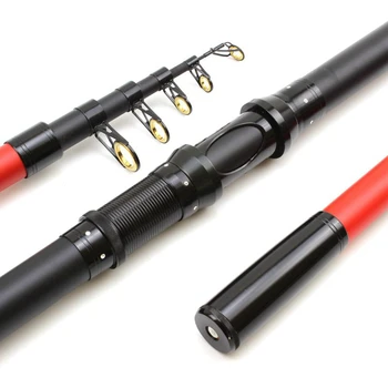 

Carbon Fiber 2.1m -3.6m telescopic fishing rod sea Spinning Rod for Fresh Salt Water carp feeder pole Fishing Tacklk