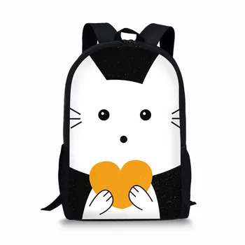 

THIKIN Cute Cartoon Printing Girls School Bag Mochila for Teenagers Daily Backpack for Students Fashion Knapsack Kids Book Bags