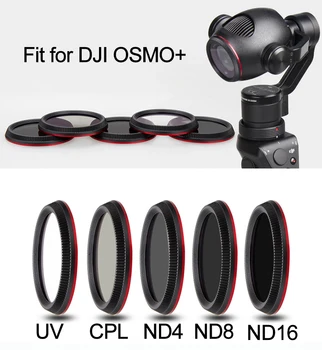 

OSMO Plus Lens Filter UV CPL ND4 ND8 ND16 for DJI OSMO+ Handheld Gimbal Camera Stabilizer Polarizing Neutral Density Filter Kits