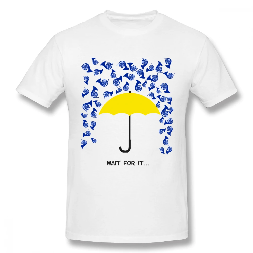 Мужская футболка с круглым вырезом Wait For It french horn t shirt хип-хоп tee shirt Man Crewneck Homme tee shirt