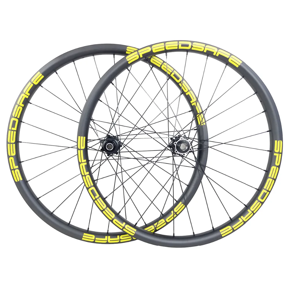 29er MTB enduro BOOST карбоновые колеса 36 мм без крючка 28 Глубокий клинчерный бескамерный