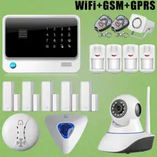 Chuangkesafe G90B APP WiFi GPRS GSM Intruder Antirrobo Sirena Interior + HD 1080 P Cámara IP