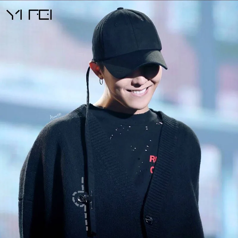 BIGBANG 10-летие в Японии сделал Тур Tae-Yang GD INS Кепка с надписью "Peace" хип-хоп кепка, бейсболка